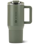 HydroJug Coffee Traveler 20oz Ceramic-Lined Mug with Handle, Courtyard