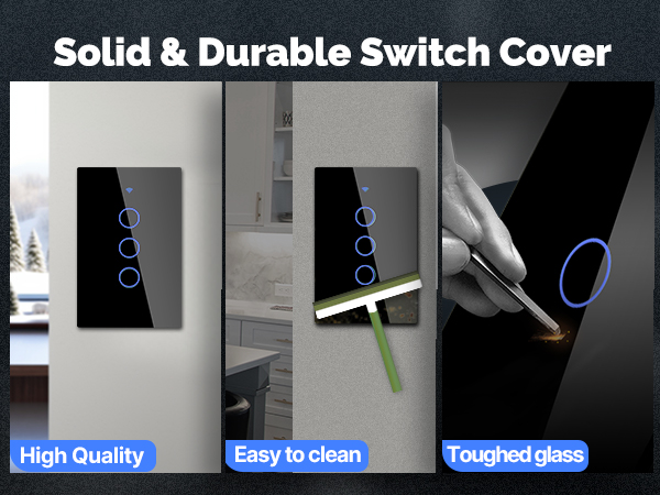 Glass cover switch zigbee