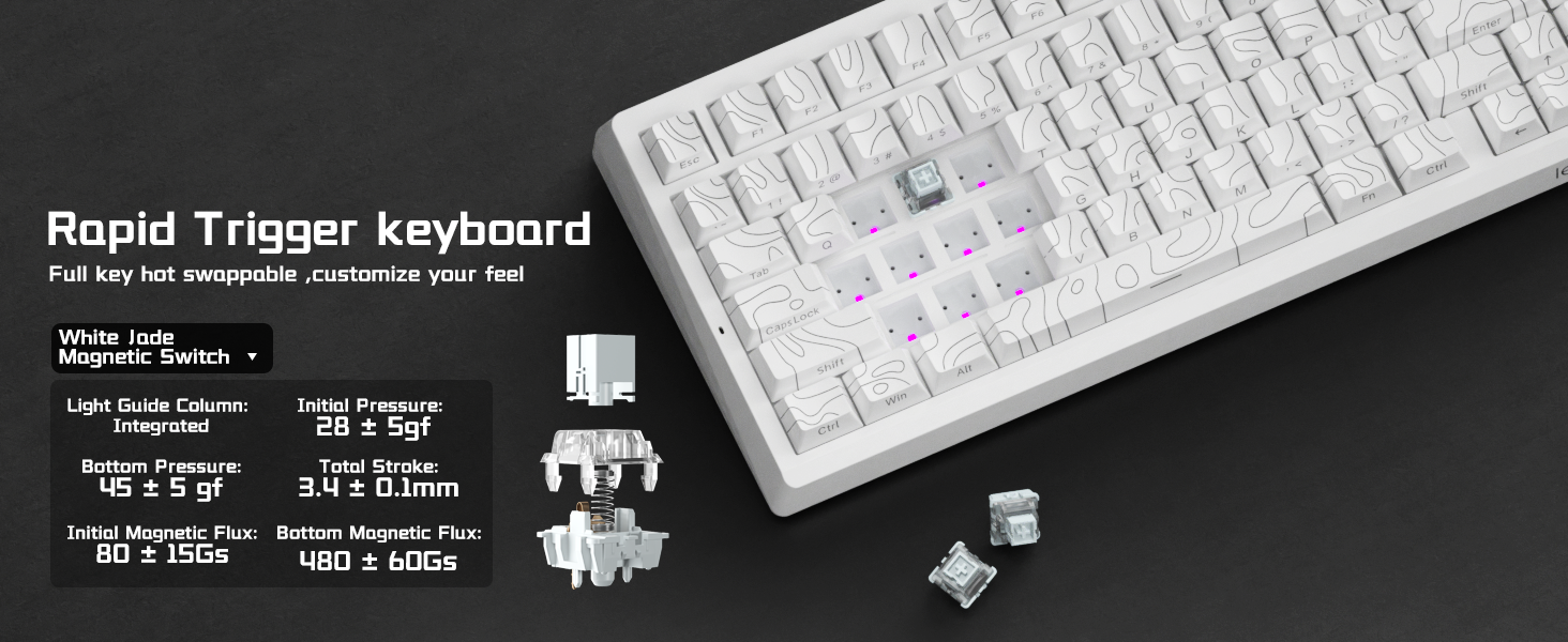 rapid trigger magnetic switch keyboard