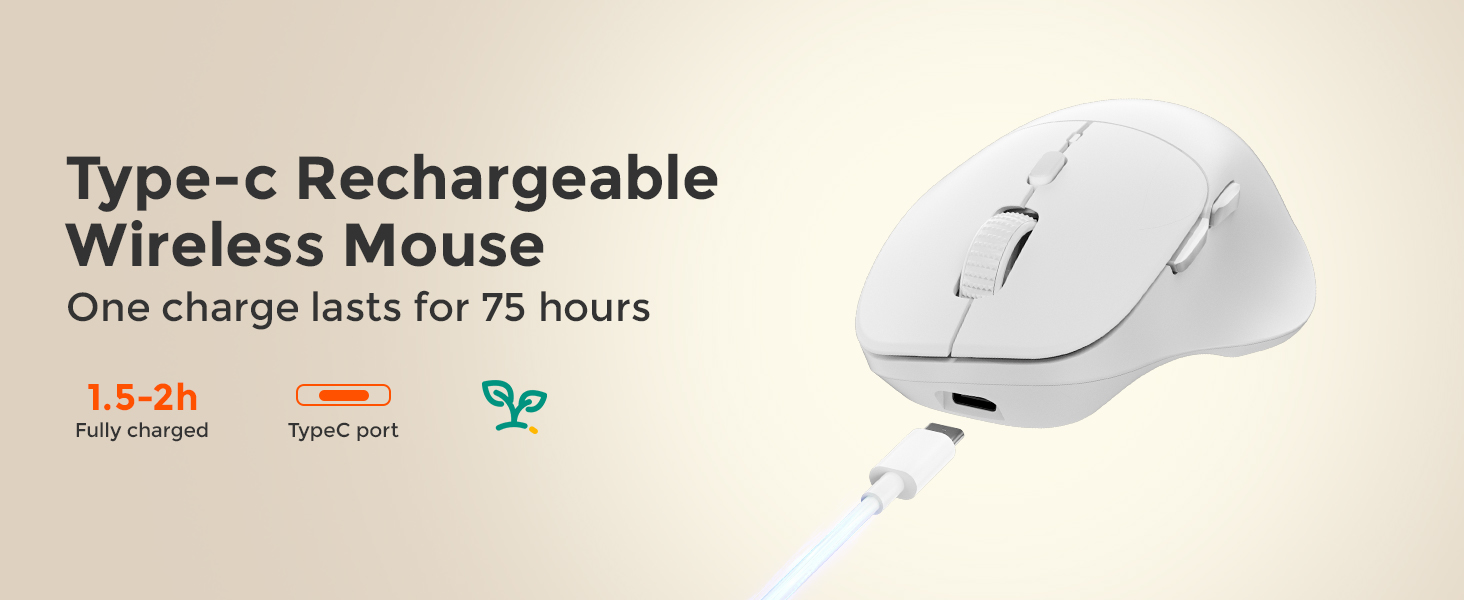 white Wireless Mouse