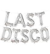 KatchOn, Silver Last Disco Balloons, 16 Inch - Last Disco Bachelorette Party Decorations | Silver...