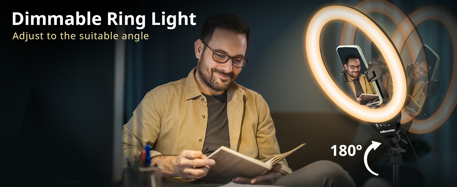 ring light with tripod