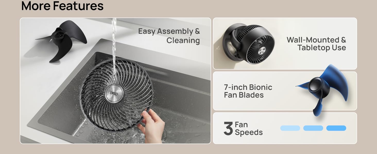 Table Air Circulator Fans