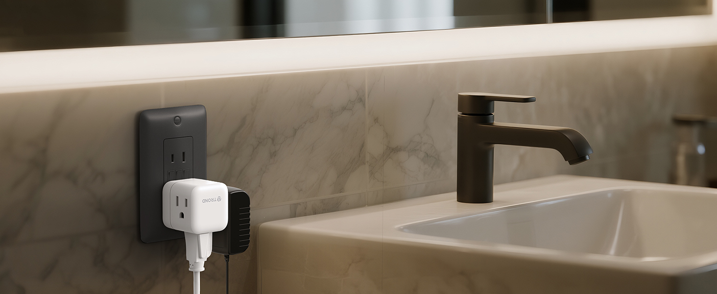 bathroom outlet extender