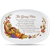 R HORSE Thanksgiving Melamine Platter Gift | The Giving Plate Reusable Serving Tray, Thanksgiving...