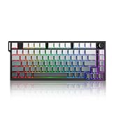 YUNZII RT75 PRO Wireless Gaming Keyboard,Hall Effect Mechanical Rapid Trigger Magnetic Keyboard B...