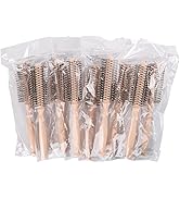 Bulk Round Hair Brushes Individually Wrapped, 8 inch Hair Brush Bulk, Hair Brush for Women, Girls...