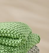 BEDELITE Green Throw Blanket Chunky Cable Knit Cozy Blanket for Couch,Super Soft Woven Blanket fo...