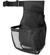 Harrier Hardware Shotgun Shell Black Ammo Belt Pouch with Box Holder, Hull Sack with Quick-Empty ...