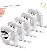 Phomemo P12 Label Tape Compatible with Dymo Label Maker Refills LT-100H LT-100T 200B, P12, P12PRO...