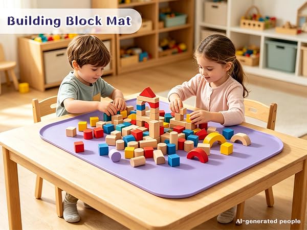 building block mat