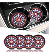 Car Cup Holder Coasters - Universal Car Anti Slip Cup Mat, Car Interior Non-Slip Cup Holder Coast...
