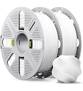 Matte PLA Filament with Quick-Swap Reusable Spool 2kg (4.4lbs), 1.75mm 3D Printing Filament, Comp...