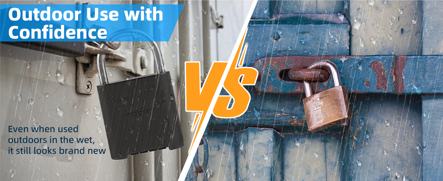 Outdoor combination padlock