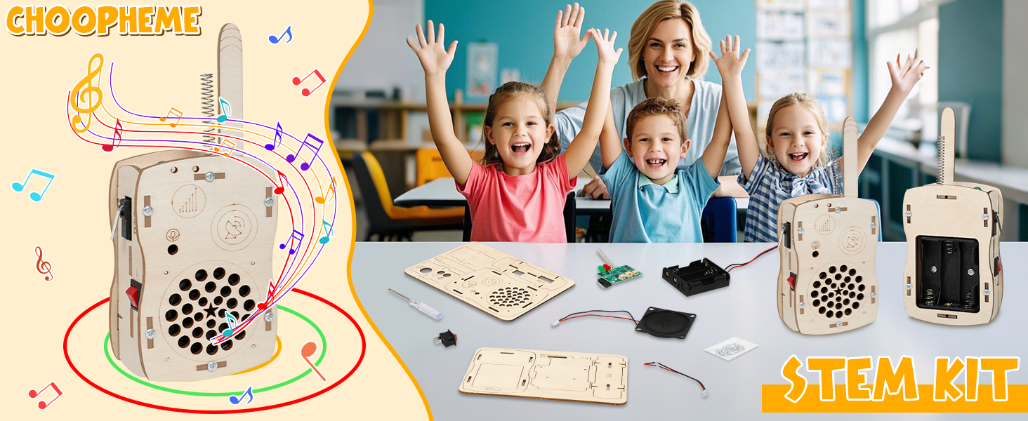 STEM walkie talkies for kids 8-12