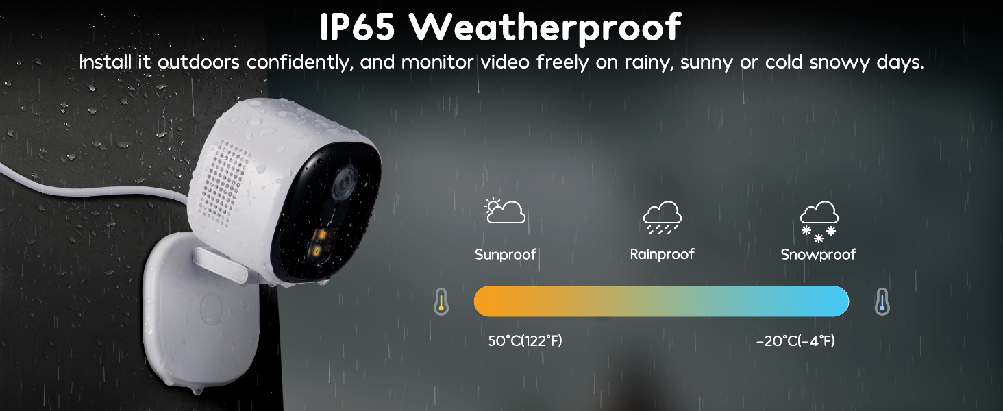 outdoor security camera waterproof