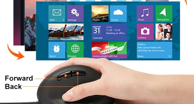 vertical mouse wired