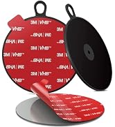 Dashboard Pad Mounting Disk for Suction Cup, 3.75” Large Plastic 3M Extra Strong Adhesive Disc fo...