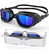 Zeligerstar Swimming Goggles, Anti-Fog Swim Goggles, Polarized UV Protection Adult Goggles, Pool ...