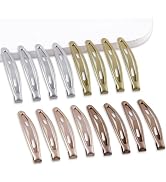 Cptots 16 PCS Snap Hair Clips Metal Barrettes for Women Non Slip Barrettes for Thick and Thin Fin...