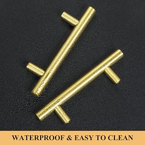 brushed brass cabinet pulls