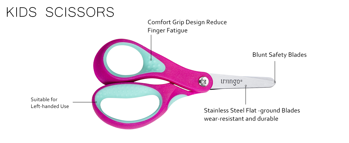 LCD301 left hand scissors for kids