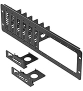 UCTRONICS 19 inch 3U Rack Mount for Raspberry Pi 4, with 8 Mounting Plates, Extendable to Support...
