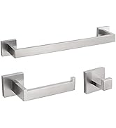 VELIMAX Premium Stainless Steel 3-Piece Bathroom Hardware Set Wall Mounted Bathroom Accessory Set...