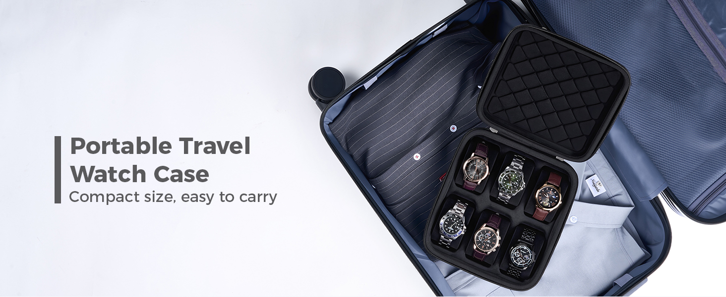 Portable Travel Watch Case
