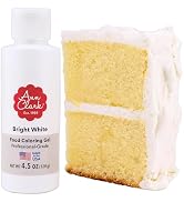 Ann Clark Bright White Food Coloring Gel Large 4.5 oz Professional Grade Made in USA