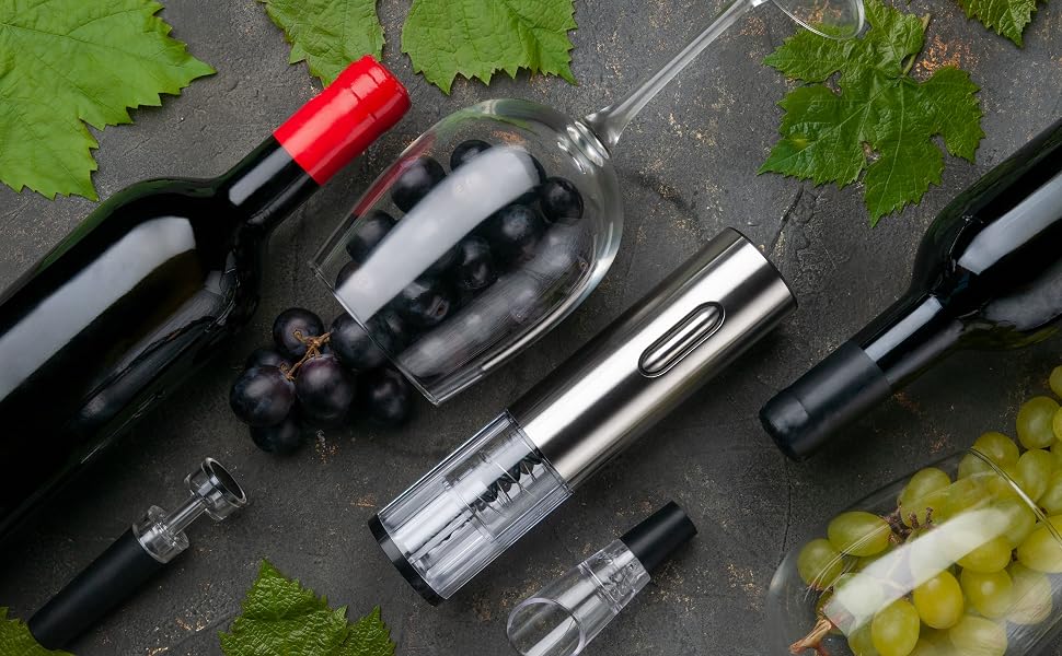 electric corkscrew wine opener