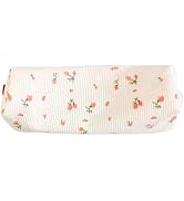 Pink Floral Styl Pencil Bag Women Pencil Case Pen Holder Coin Pouch Cute Simple Pen Bag Stationer...