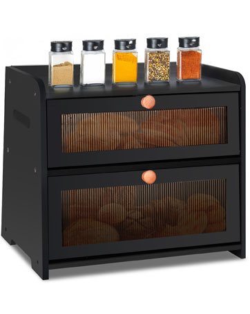 bread box for kitchen countertop