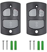 NLDZGA 2 Pack Wall Mount Garage Door Opener for Linear Garage Door Opener Deluxe Wall Console Pan...