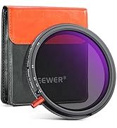 NEEWER 67mm 3 in 1 Variable ND Filter + CPL + Black Diffusion 1/4, ND2-32 (1-5 Stop), Camera Lens...