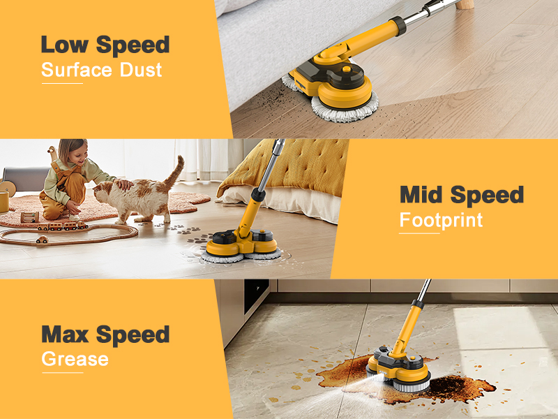 Cordless electric mop