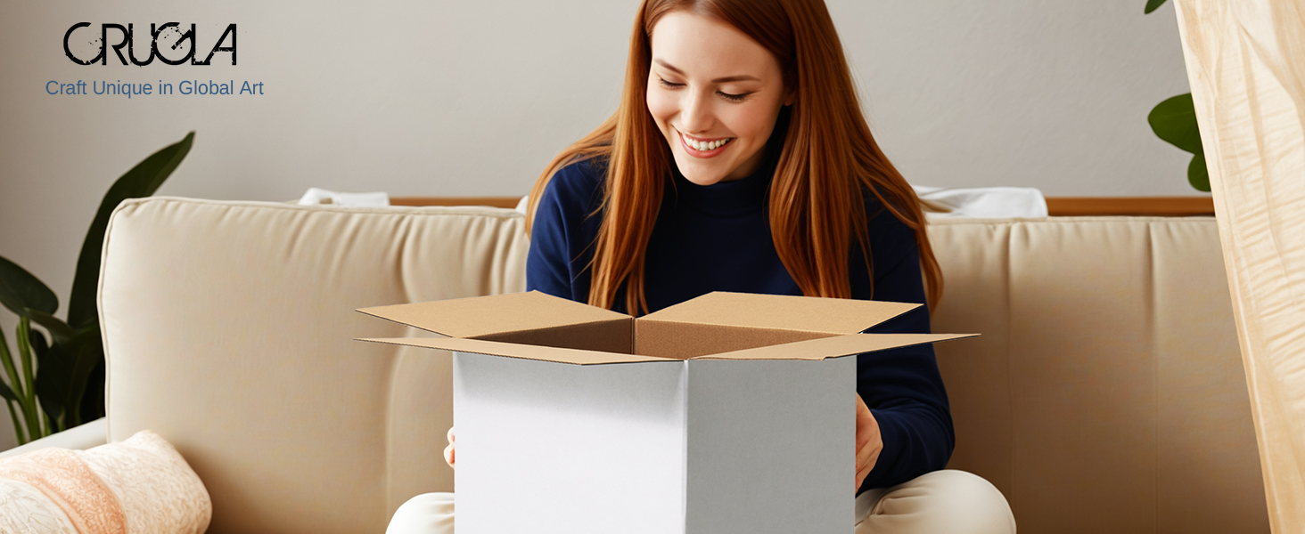 White shipping boxes