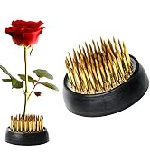 BEADNOVA Floral Frog Kenzan with Rubber Gasket Ikebana Flower Frog for Arrangements Ikebana Vase ...