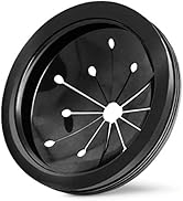 Garbage Disposal Splash Guard Collar Sink Baffle, Food Waste Disposer Parts Accessories, 3-1/8 In...