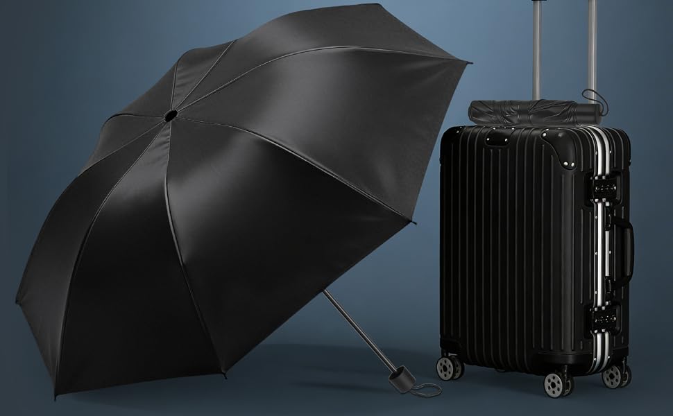lightweight compact handbag umbrella