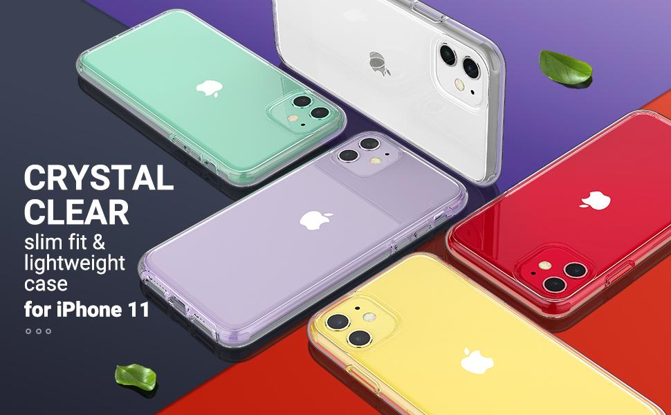 iphone 11 clear case lightweight cases for iphone11 phone protective cover anti yellow bumper skin