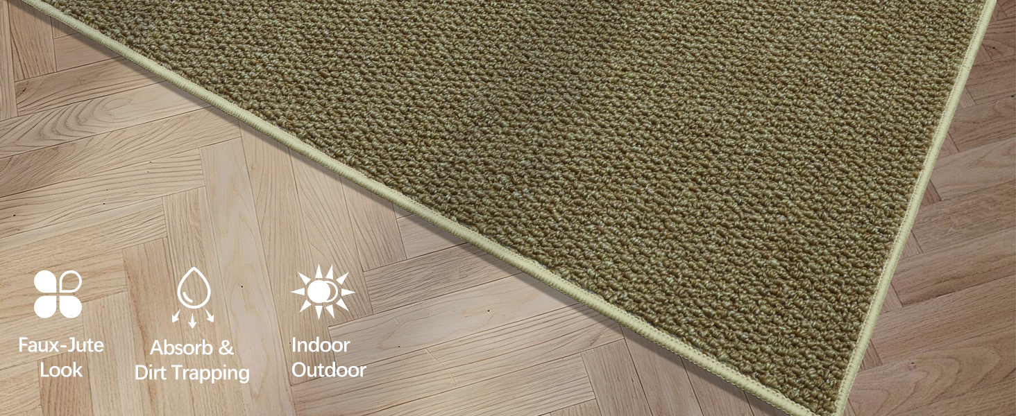 faux jute rug
