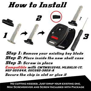 H NS 3B SHELL KIT Install