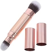 Double-ended Makeup Brush Retractable Powder Brush Foundation Brush Dual End Makeup Brush Blush B...