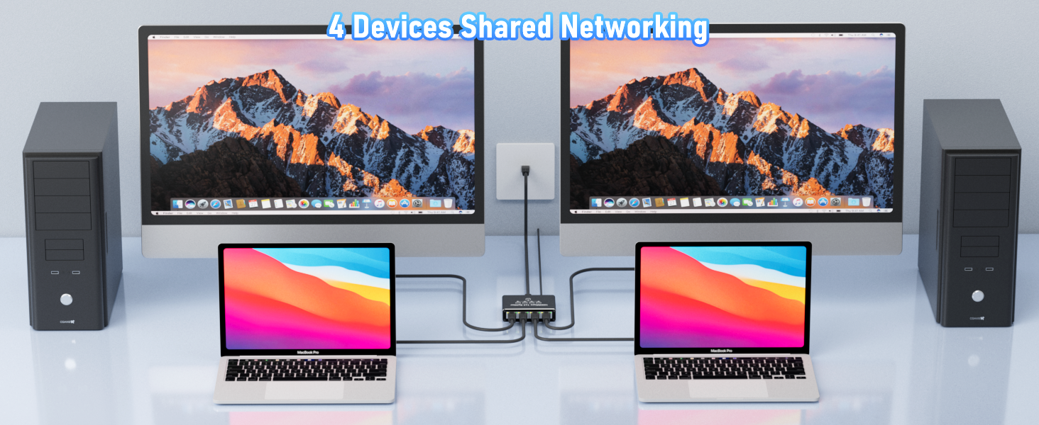 Internet Splitter 1 in 4 Out