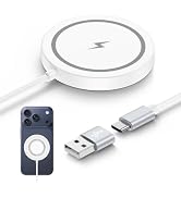 15W Magsafe Charger Magnetic Wireless Charger for Samsung Galaxy S26 Ultra S25 Ultra FE S24+ Z Fo...