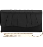 UBAYMAX Satin Clutch Purses for Women Formal Elegant Evening Bag Handbags | Dressy Envelope Clutc...