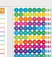 14 Sheets Breaker Panel Labels, 10 Electrical Box Catalog Labels and 4 Number Stickers, Colorful ...