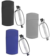 Yiwaeye Folding Reading Glasses Blue Light Blocking, Soft Nose Pad Spring Hinge Portable Thin Rea...