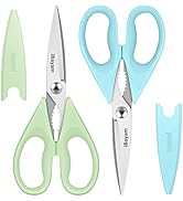 Kitchen Shears, iBayam Kitchen Scissors All Purpose Heavy Duty Meat Scissors Poultry Shears, Dish...